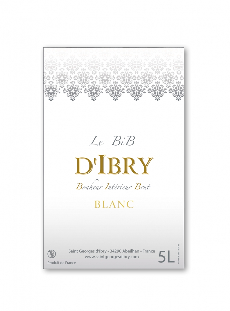 Bib d’Ibry Blanc 5L. Crdits : ©saintgeorgesdibry.com 2020