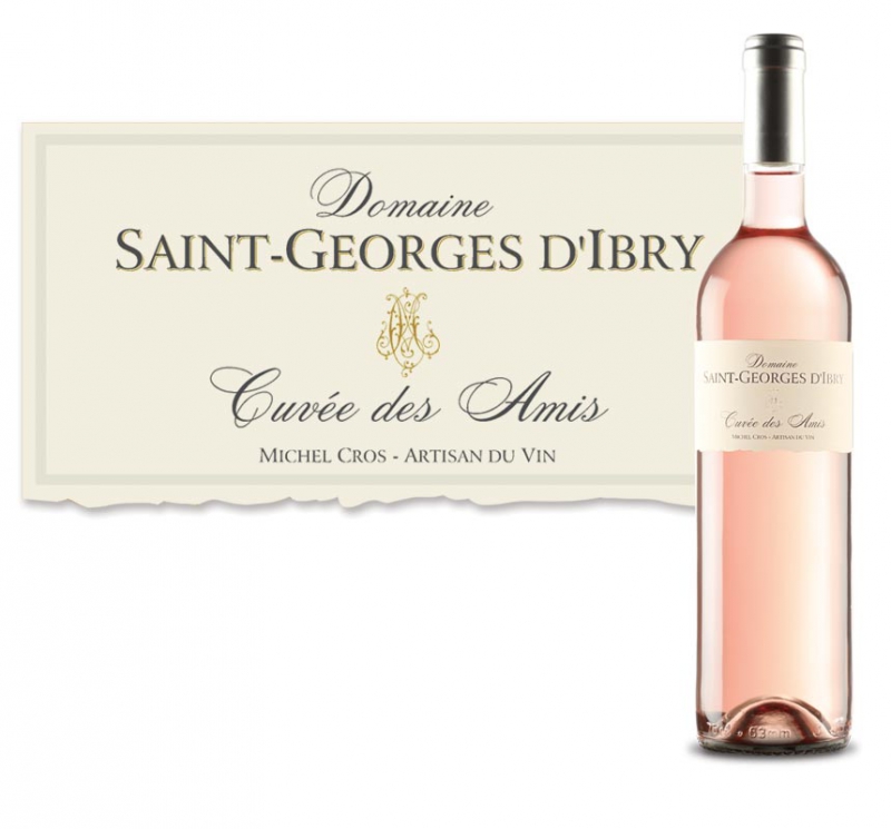 Cuvée des amis rosé. Crdits : ©saintgeorgesdibry.com 2014